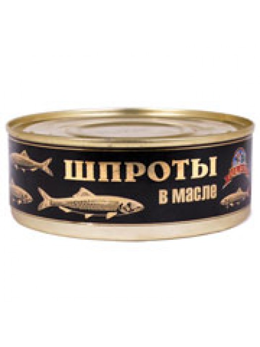Шпроты копченые в масле, 240гр